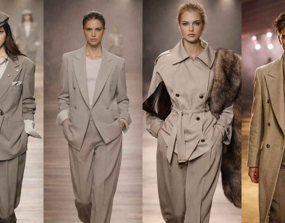 Ruwana Studio — preview de roster pe runway, patru modele virtuale în cadre editoriale de podium